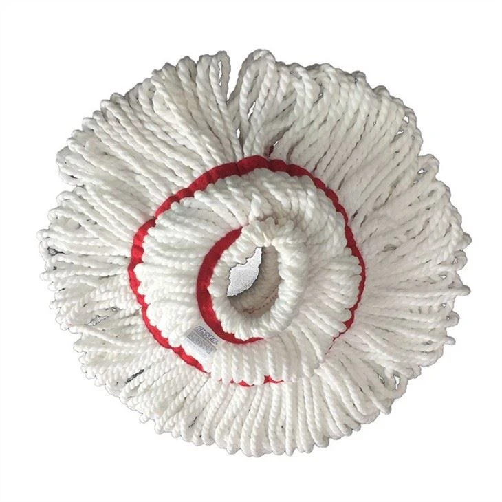 China Spin Microfiber Dust Mop Clamps Dry Mop Refill Replacement Mop Heads